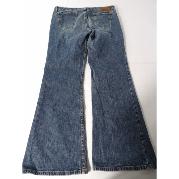 Mossimo Womens Sz 19 Premium Denim Low Rise Boot Cut Blue Jeans - Picture 14 of 14